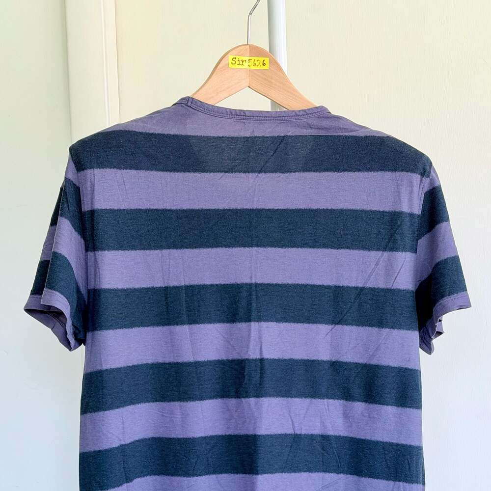 Gap Men's Striped Crew Neck Short Sleeve T-Shirt Large - Picture 7 of 7